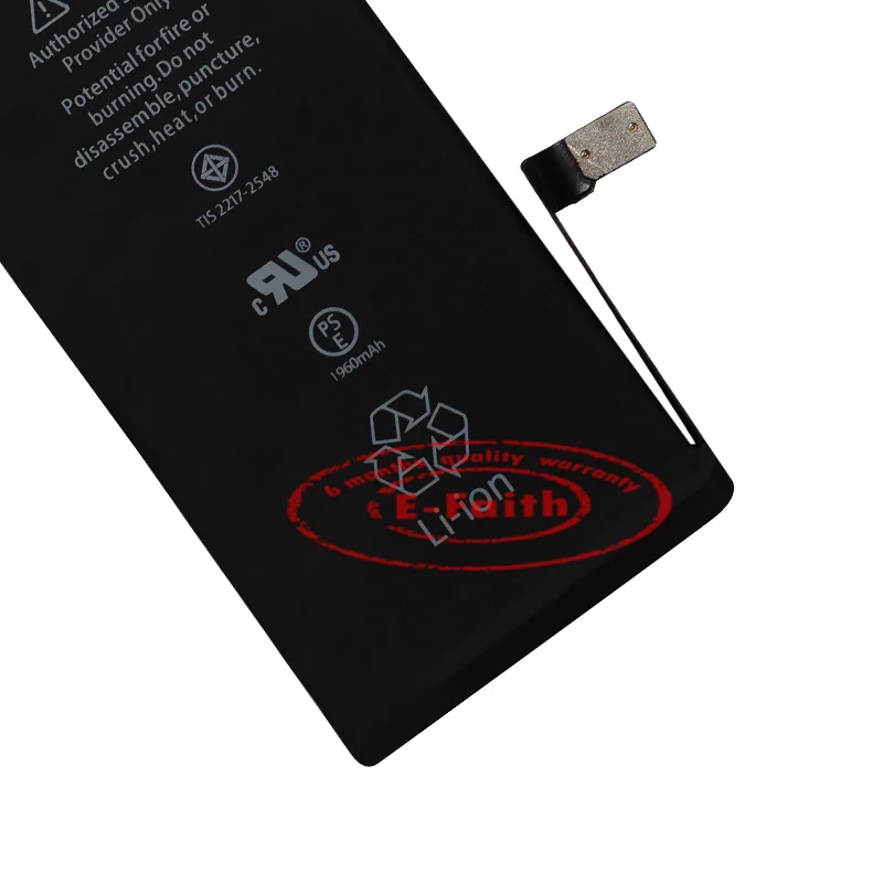 10 Шт. 2017 100% Новый Телефон Литий-Ионный полимерный Аккумулятор Для iPhone 7 Емкость 1960