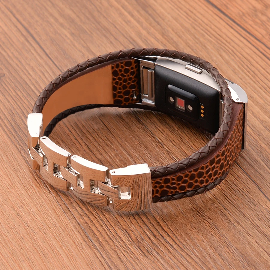 Сменный ремешок для браслета Fitbit Charge 2 спортивный кожаный Chrage Браслет Смарт