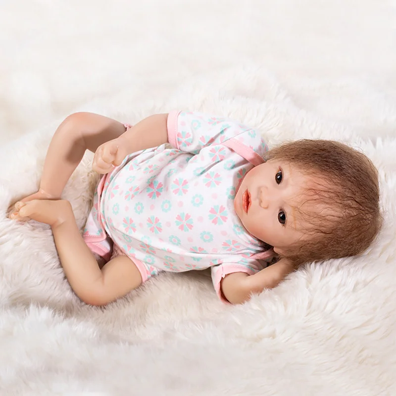 Кукла реборн OtardDolls 50 см Мягкая силиконовая виниловая младенец подарок на день