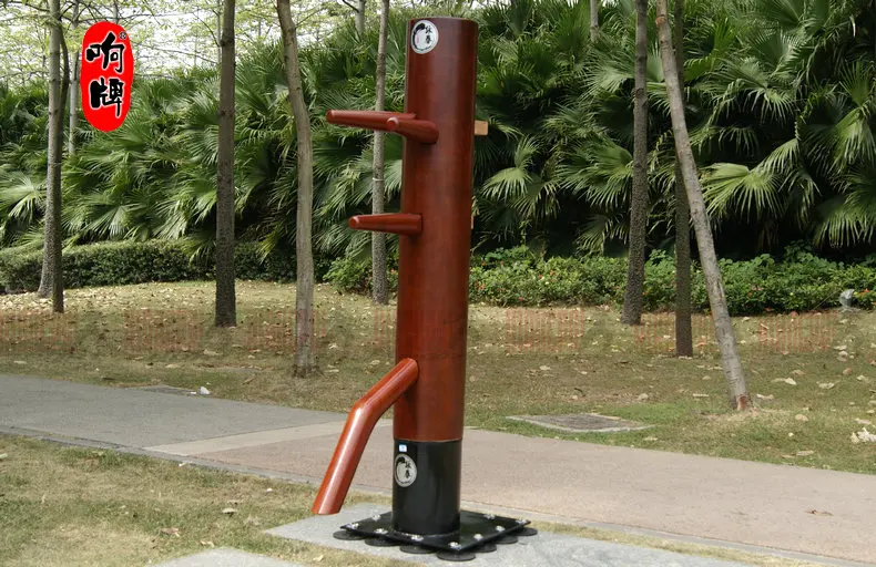

professional whole ELM wood sucker stand column Wing Chun Wooden Dummy, IP man Bruce Lee Foshan kung fu training dummy