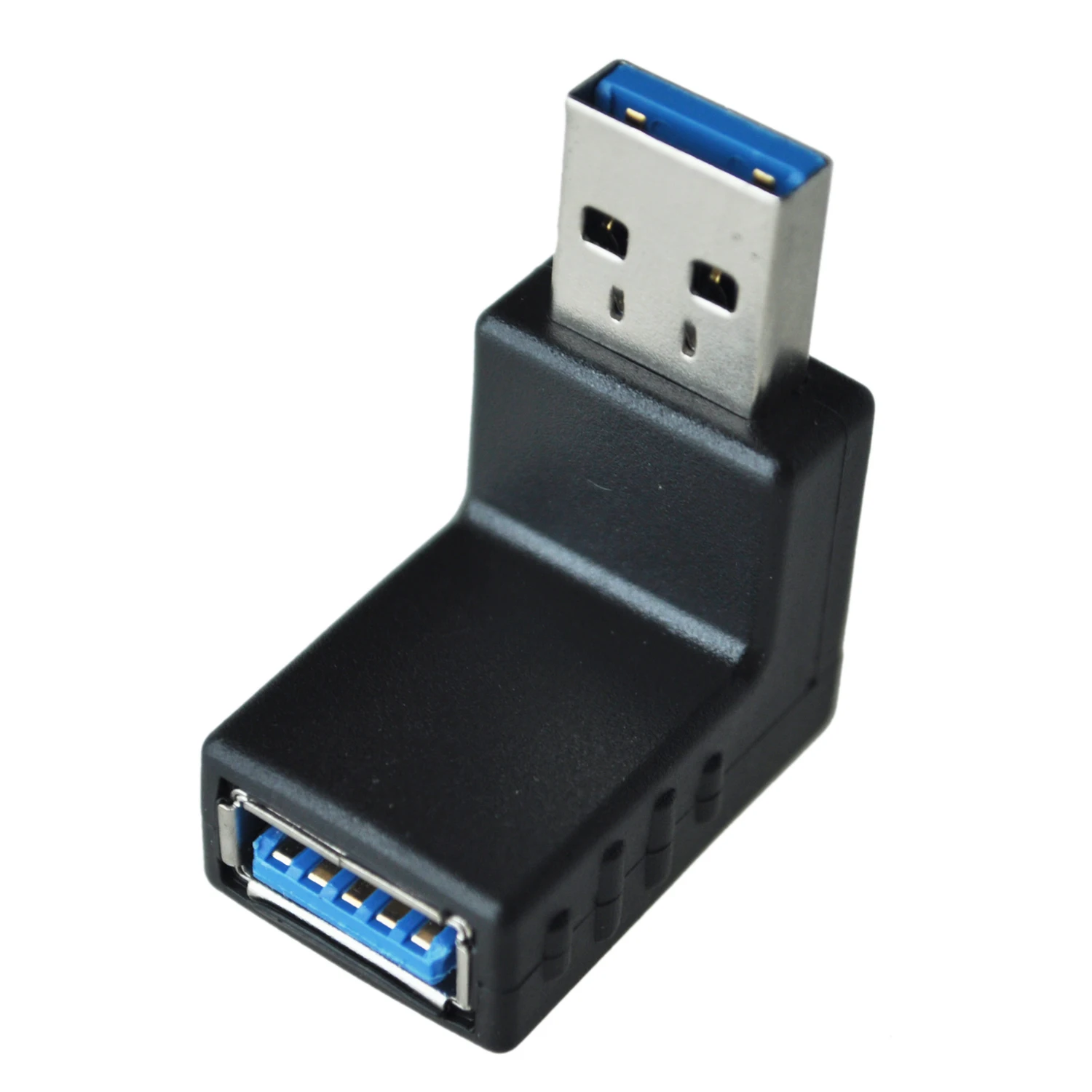 Акция! 90 градусов USB 3 0 папа к женскому M/F разъем адаптера черный|male female connector|usb 3.0