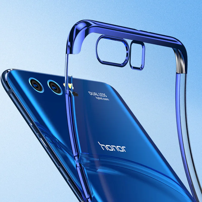 For Huawei Mate 20 case TPU Soft Plating Frame Transparent Back On mate 9 10 P9 P9lite silicon on honor 8 Pro lite Nova |