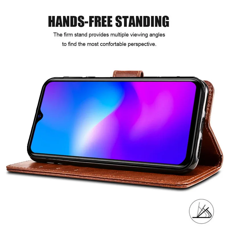Чехол-книжка Blackview A60 Pro, кожаный силиконовый чехол-кошелек из ТПУ для бизнес-телефона, чехол для Blackview A60 Pro, чехол для телефона