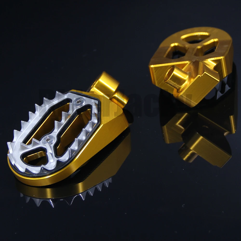 CNC Алюминиевый Золотой мотоцикл подставки для ног подножки Yamaha YZ426F WR426F WR YZ 426F 2000
