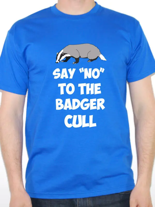 Скажи нет барсуку CULL-Badgers/Дикая Жизнь/Новинка на тему мужские Забавные топы