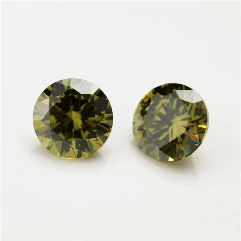 

1mm-3mm Olive cz gemstone color cz stone wholesale price