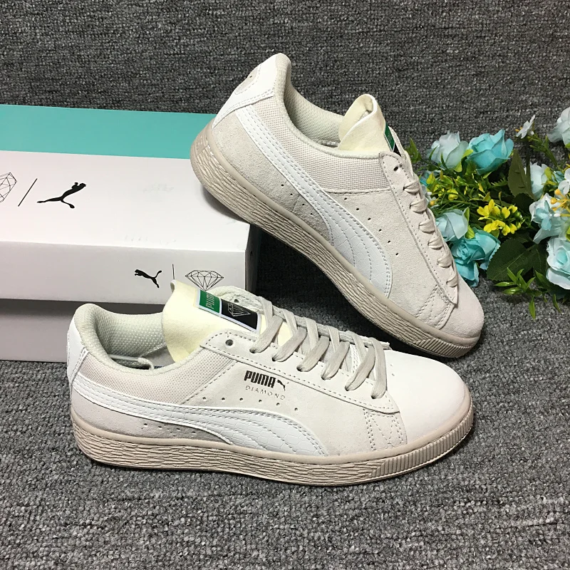 2018 Новое поступление PUMA Для женщин с замши сердце Валентина кроссовки бадминтон