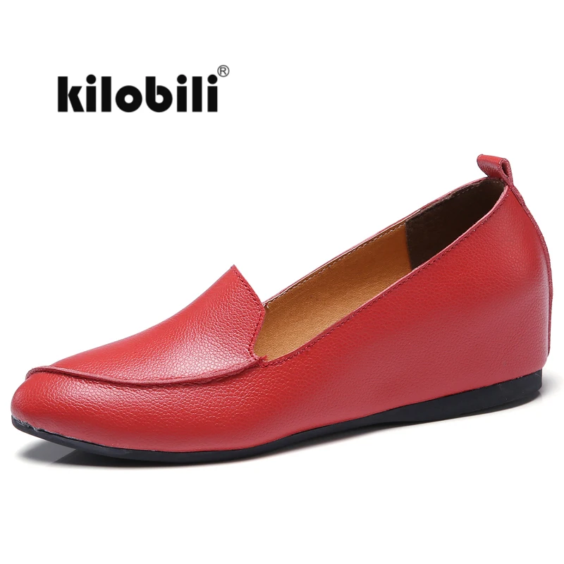 Kilobili/Новинка 2019 года женские дизайнерские Лоферы без застежки обувь на плоской