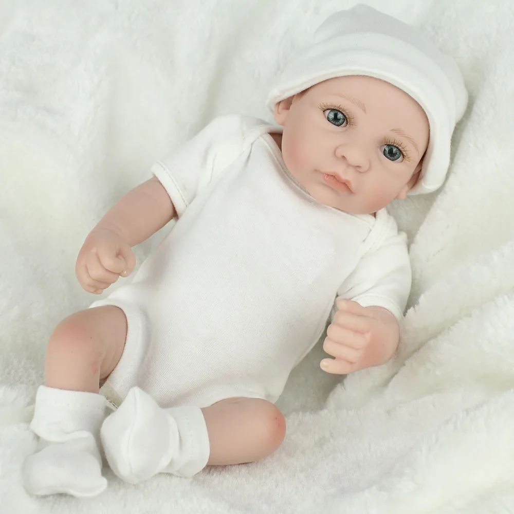 Мини Кукла Reborn bebe 10 дюймов 25 см реалистичные милые куклы для новорожденных