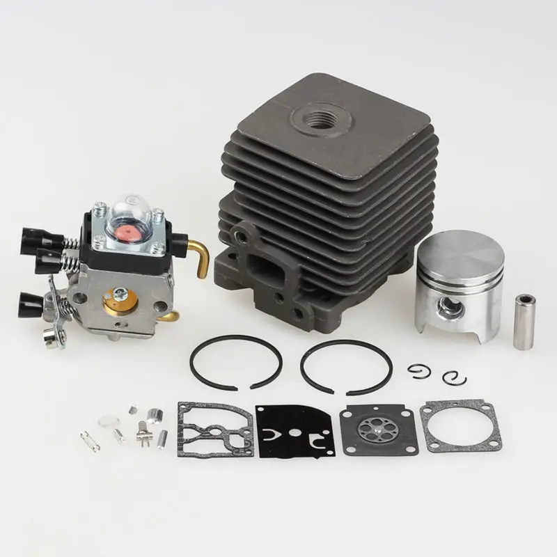 Новый 34mm ПОРШЕНЬ Наборы подходит STIHL FS55 FS45 BR45 KM55 HL45 HS45 HS55 триммер Carb 4140 020 1202|stihl