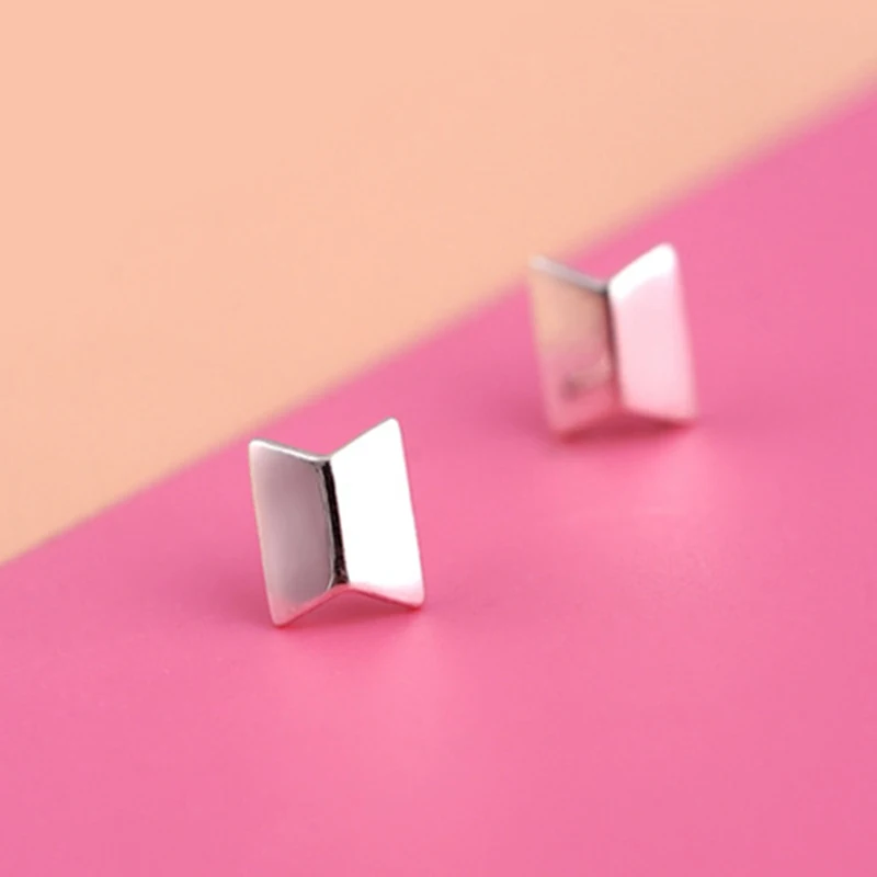 Серьги-пусеты в виде квадратной геометрии для женщин Прямая поставка | Украшения
