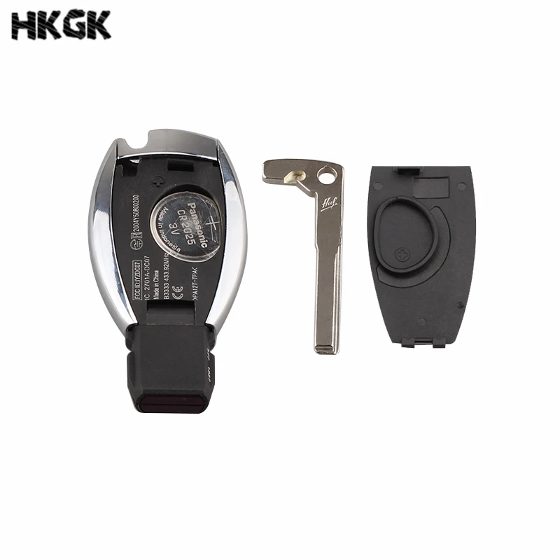 2 кнопки Smart Remote Key Keyless Fob Для Mercedes Benz После 2000 + NEC & BGA Замена микросхемы 315 МГц/433