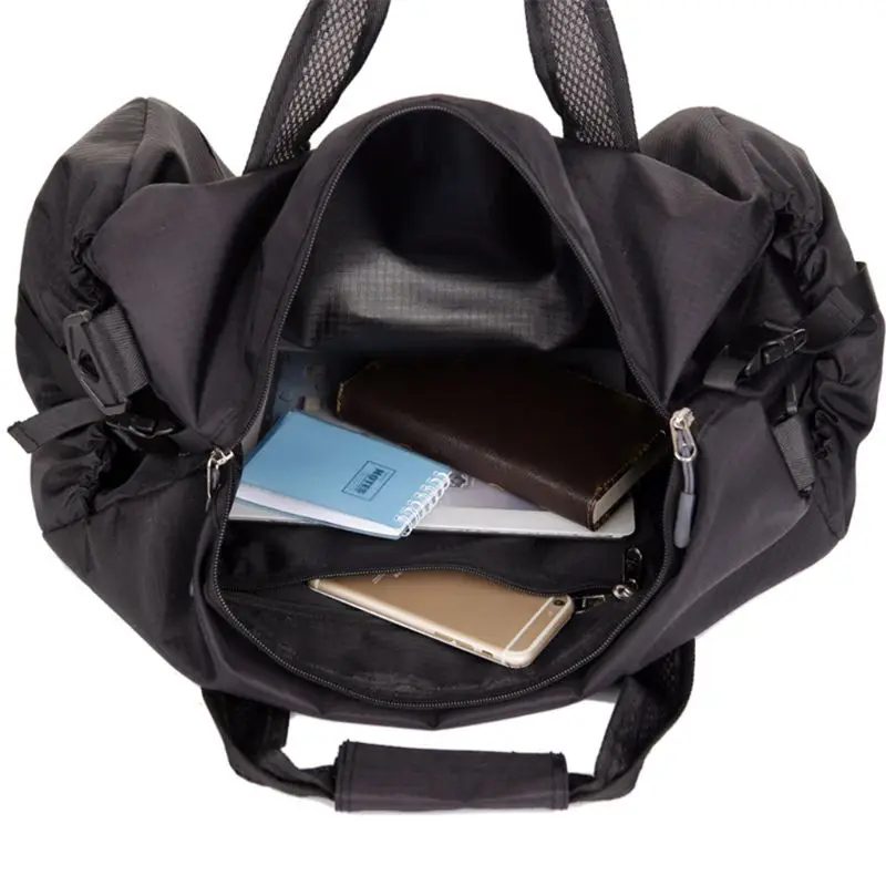 

Men Women Foldable Lightweight Large Capacity Luggage Sports Duffel Bag Handbags Shoulder Bags Unisex Waterproof Travel Bags