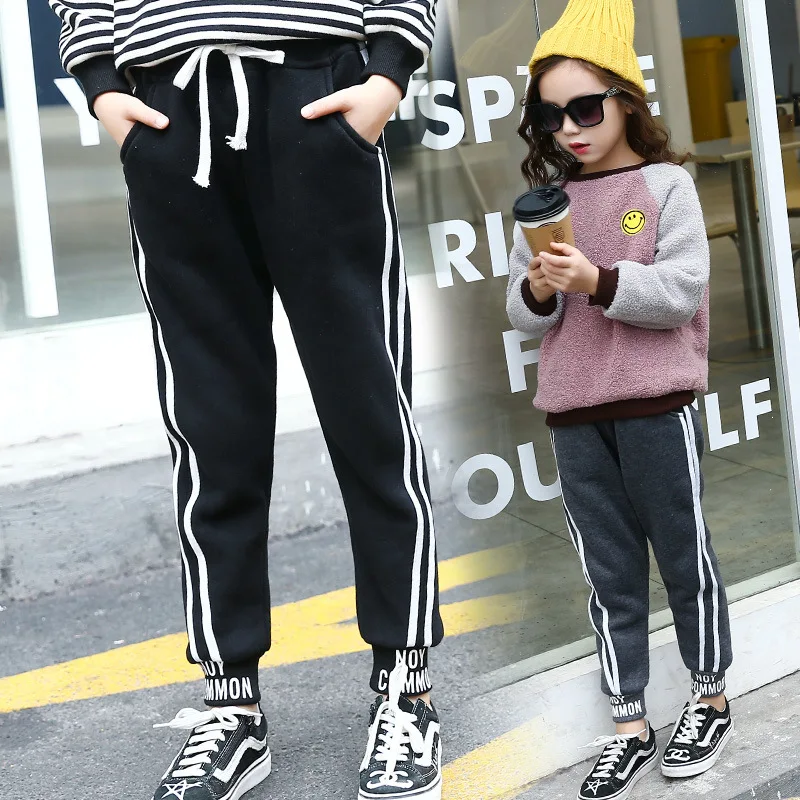 Спортивные штаны для девочек осеннее платье коллекция 2017 года Детские и зимние