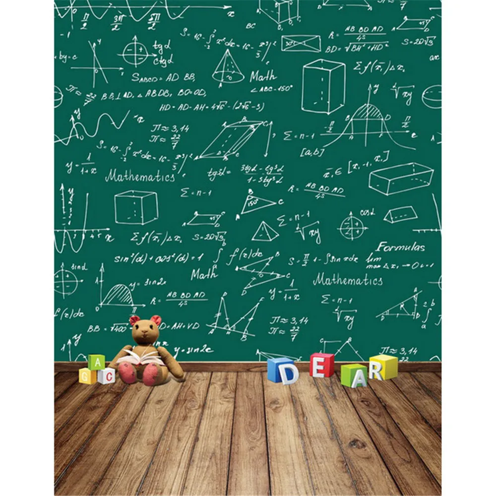 Фон для фотосъемки Математика зеленая стена | AliExpress