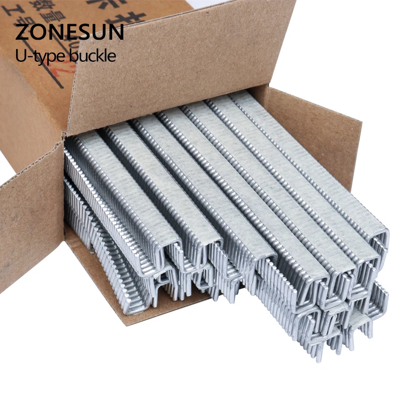 ZONESUN 1 коробка Пряжка для ручного u-образного 506 503 клиппер для сосисок машина для резки, зажимы для супермаркета затягивающая машина