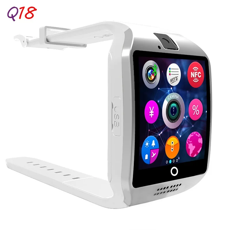 50 шт. Bluetooth умные часы Q18 для мужчин wome Whatsapp браслет apple IPhone android телефон