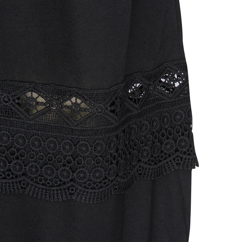 Женщины Кружева Широкую Ногу Брюки Твердые Весна Летние Женская одежда Плоские