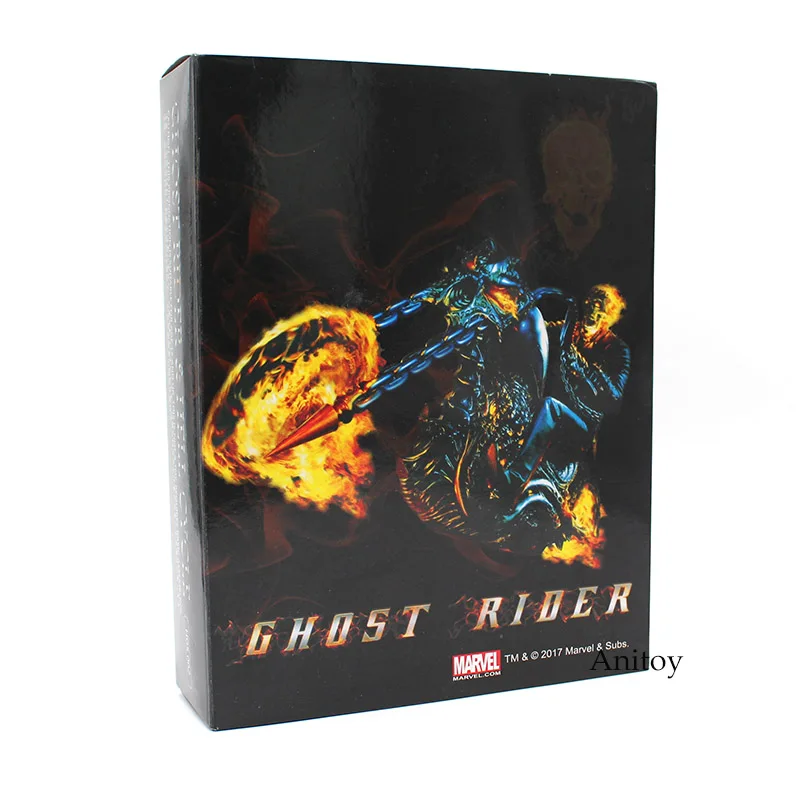 Marvel Ghost Rider ПВХ фигурка Коллекционная модель игрушки 23 см