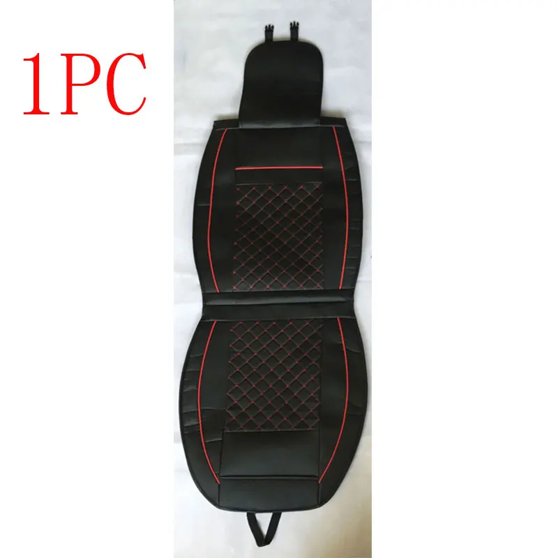 1 pc black red Чехол для сидения автомобиля авто чехлы сидений для volkswagen vw bora golf 3 4 5 6 7 gti Гольф r МК Гольф 7 tiguan 2010 2009 2008 2007 - Название цвета: 1 pc black red