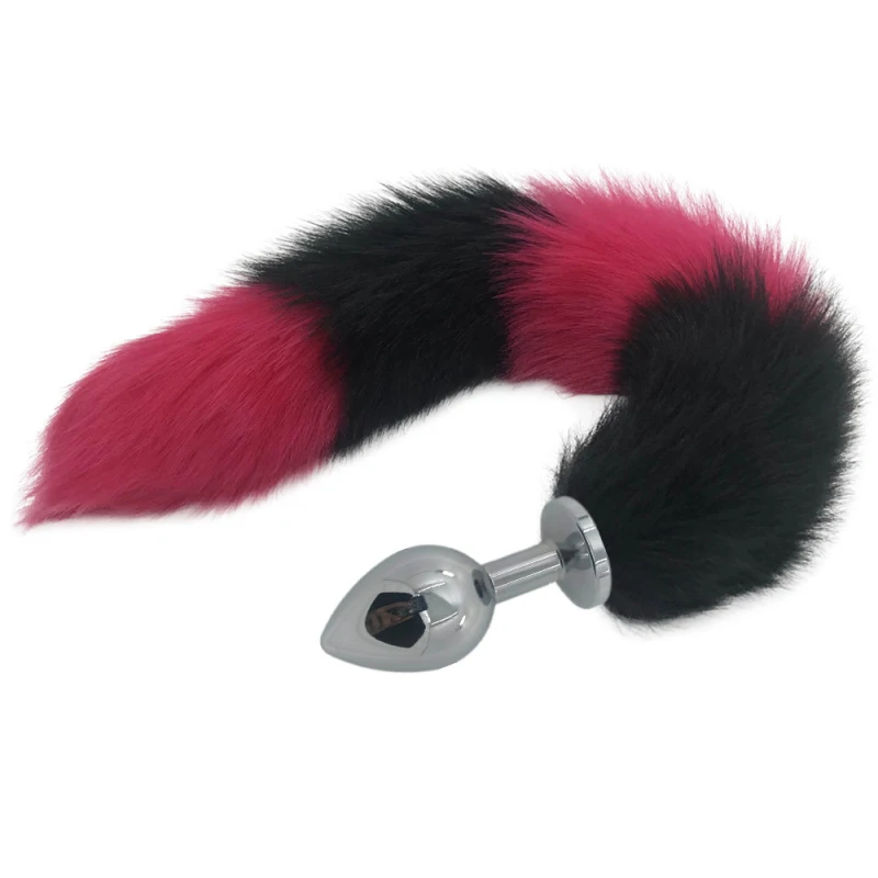 3 Size Anal Plug Fox Tail Stainless Steel Booty Beads Butt Sex Toys for Men Women Masturbation Device H8-187B | Красота и здоровье