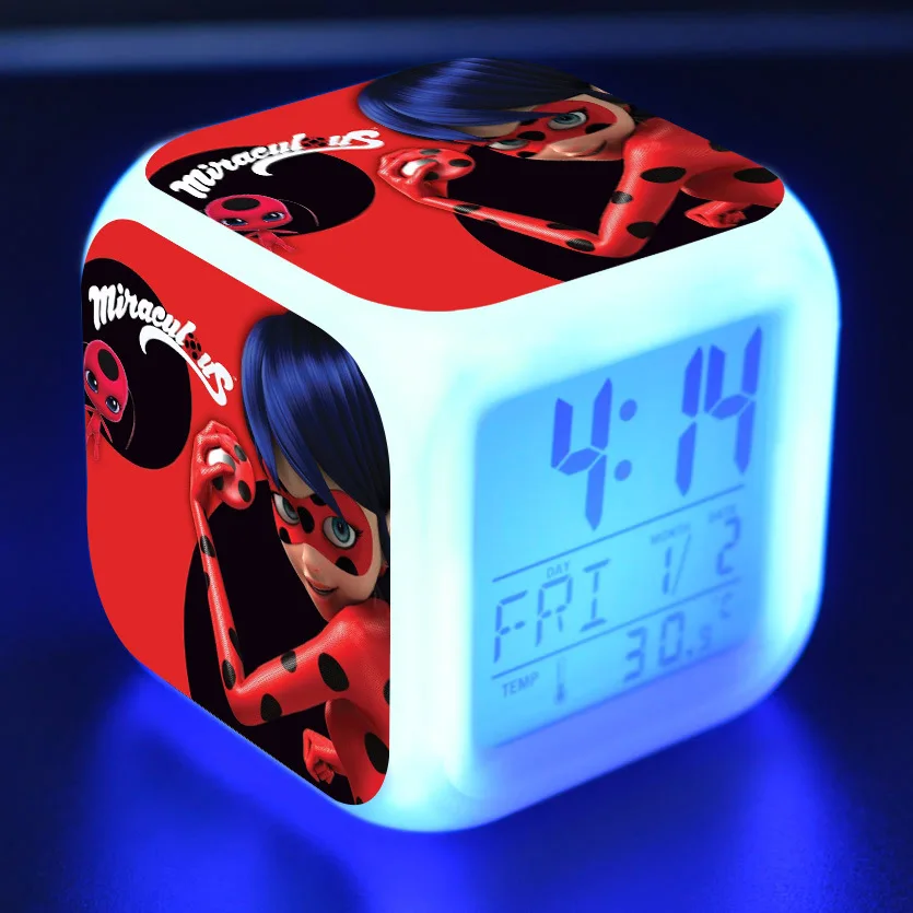 Мультфильм детский будильник игрушки Led reloj despertador цифровые часы электронный wake up Светильник Настольный reveil wekker