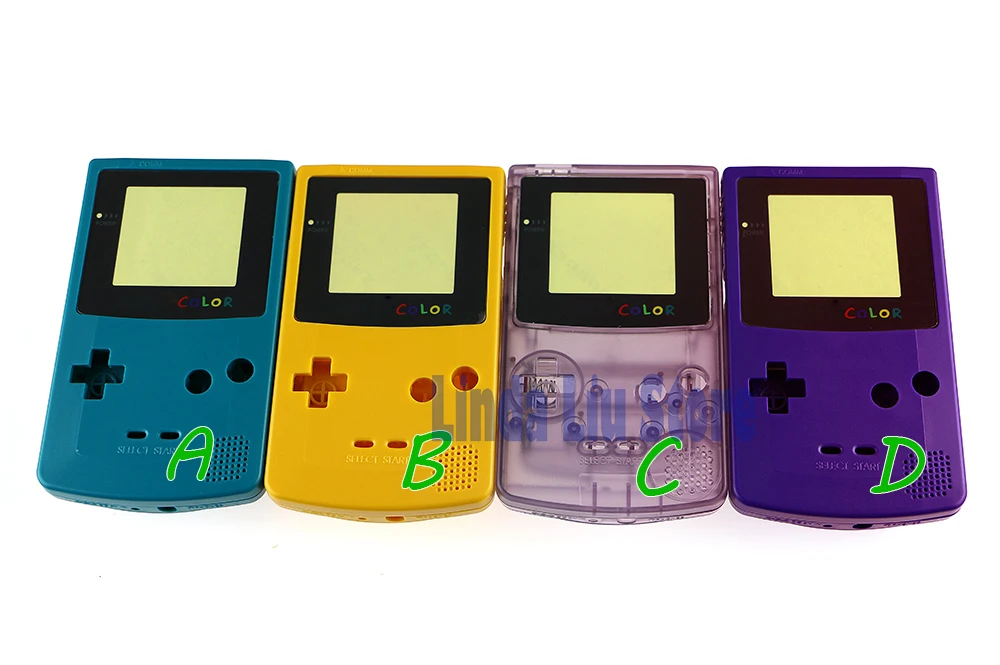 ChengChengDianWan Высокое качество для GBC gameboy Цветной корпус с объективом экрана полной