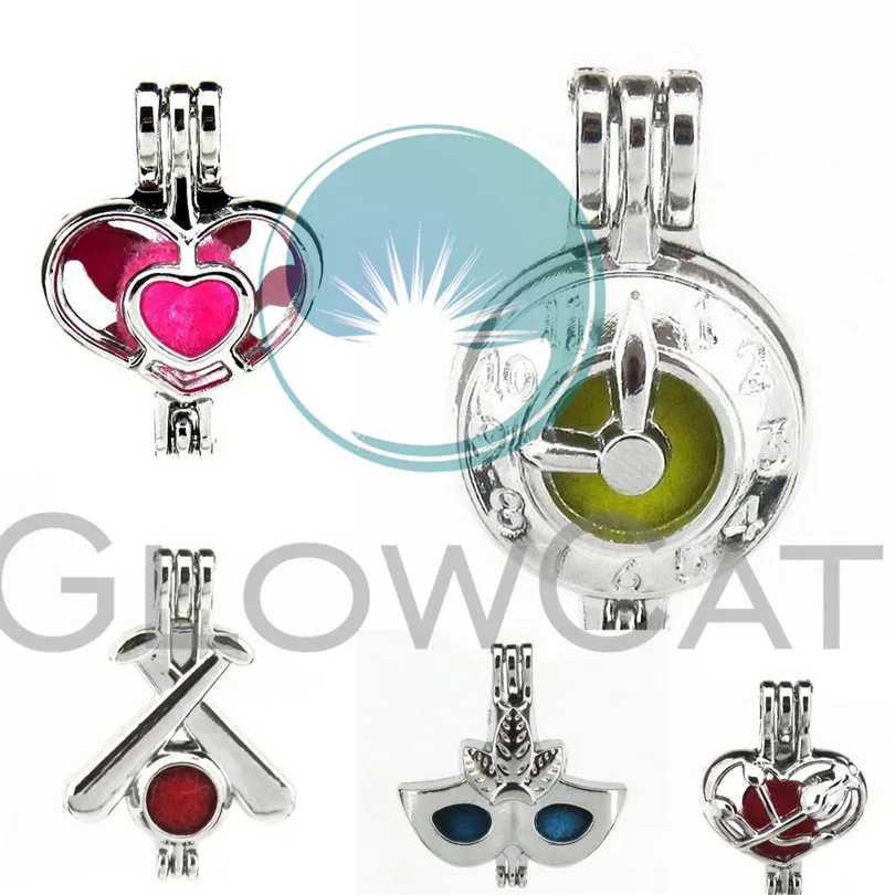 GLOWCAT розы часы вечерние маска Бейсбол сердце бусины клетка для изготовления