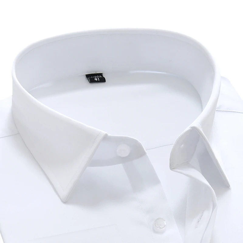 Men Shirt Cufflinks French Cuff Mens Dress Shirts Long Sleeve Slim Fit Fashion Brand Clothes Camisa Social High Quality | Мужская одежда
