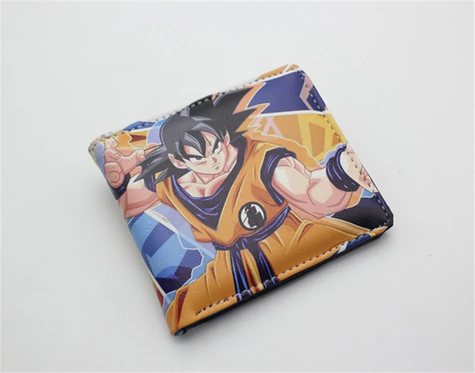 G Мужской женский кошелек Dragon Ball Z кошелек молодых студентов аниме модные короткие кошельки мультфильм комикс кошелек доллар цена Otaku подарок - Цвет: G