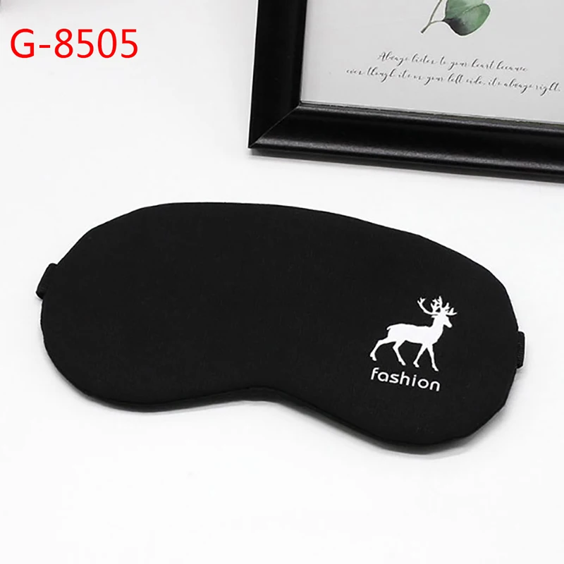 Fashion Striped Cotton Eye Cover Travel Relaxing Sleeping Aid Blindfold Cartoon Sleeping Mask Eyepatch Soft Eye Sleep Mask - Цвет: 10