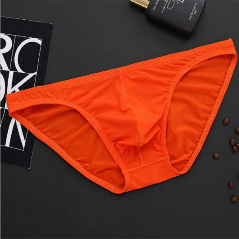 Нижнее белье мужское ультратонкое прозрачное бесшовные 5 шт./лот|ice silk briefs|mens bikini