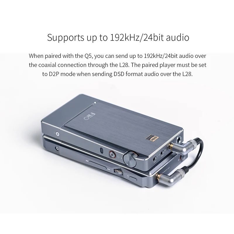 Коаксиальный кабель FIIO L28 3 5-3 5 для музыкальных плееров и Q5 | Электроника