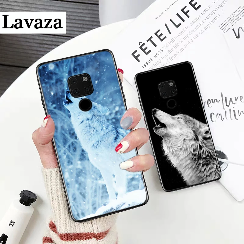 Силиконовый чехол волк на снегу для Huawei Mate 10 Pro 20 30 Lite Y5 Y6 Y7 Y9 Prime 2019 2018 2017 | Мобильные