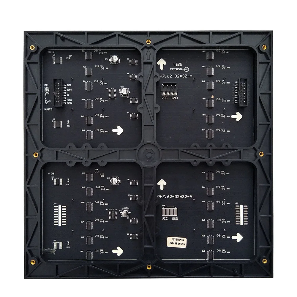 SMD P7.62 RGB светодиодный модуль 1/8 сканирование комнатный/полунаружный полноцветный