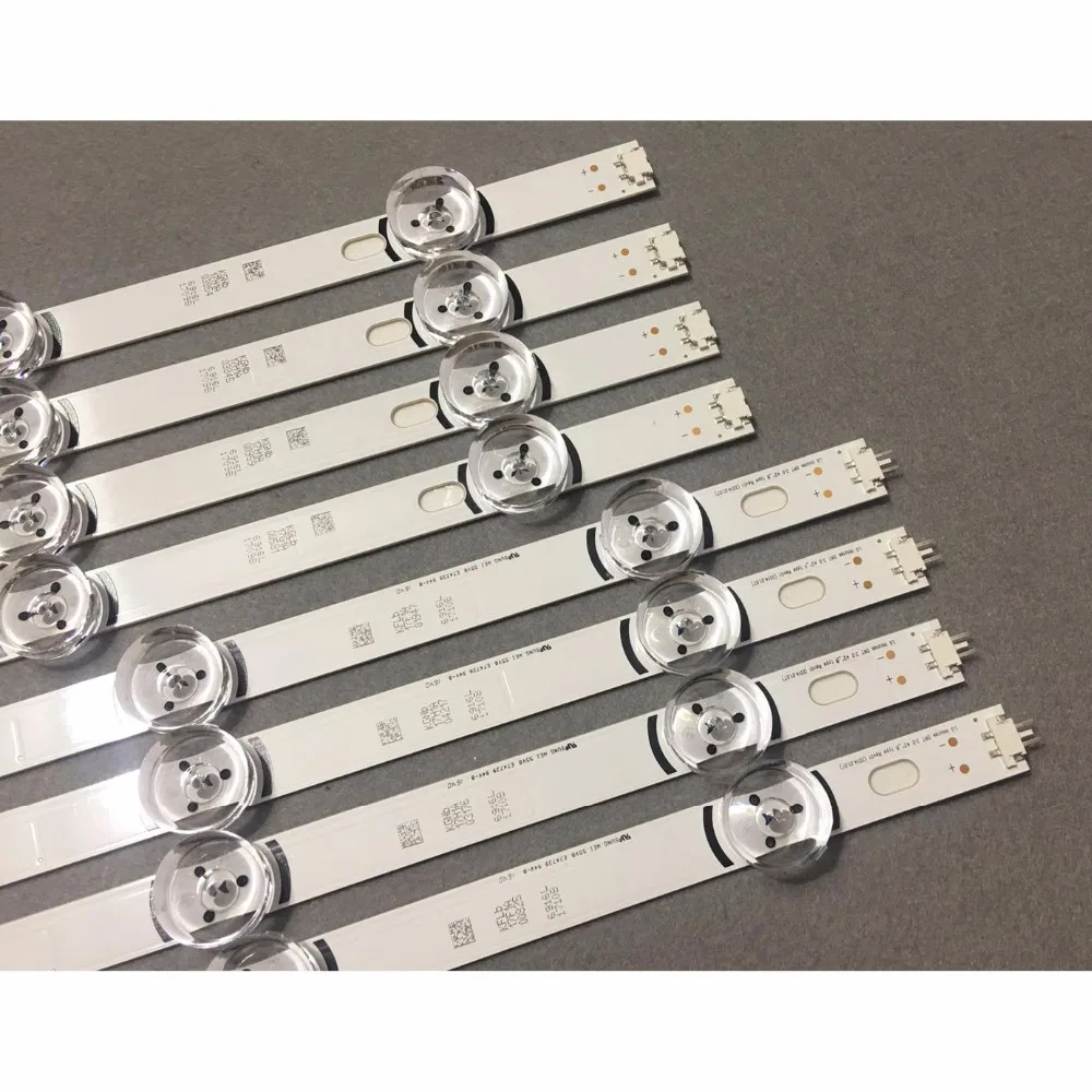 100%NEW LED Strips for LG 42LB5800 42LB5700 42LF5610 42LF580V LC420DUE FG panel DRT 3.0 42 A/B type 6916L-1709B 6916L-1710B | Электроника