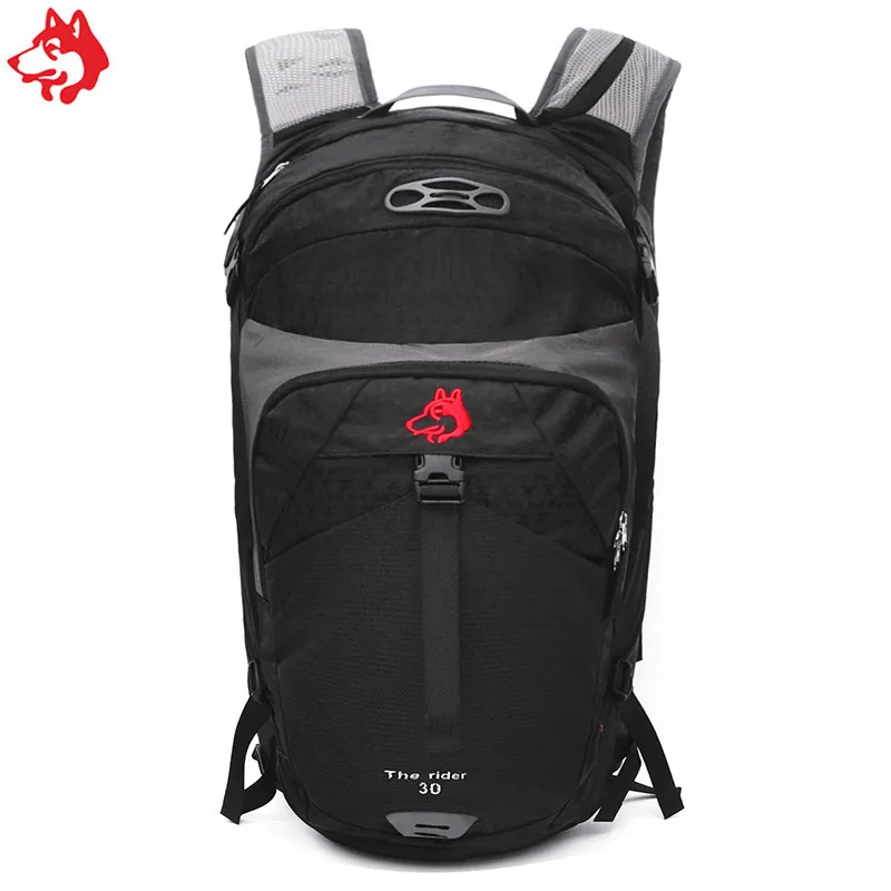 Goede 30L Groen/Oranje/Zwart Outdoor Wandelen Tas Beste Camping Stuff Fiets Klimmen Kleine Fiets Rijden Rugzakken
