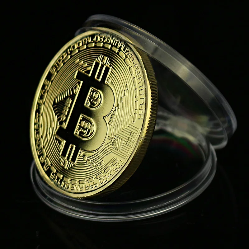Медаль Биткоин BTC 3 шт./компл. золотое/серебряное/медное покрытие стальной