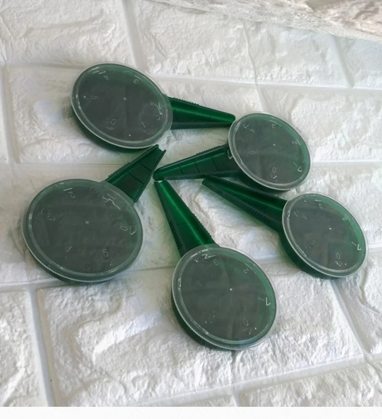 Устройство для высева семян пластиковое регулируемое 5 размеров овощная сеялка 2