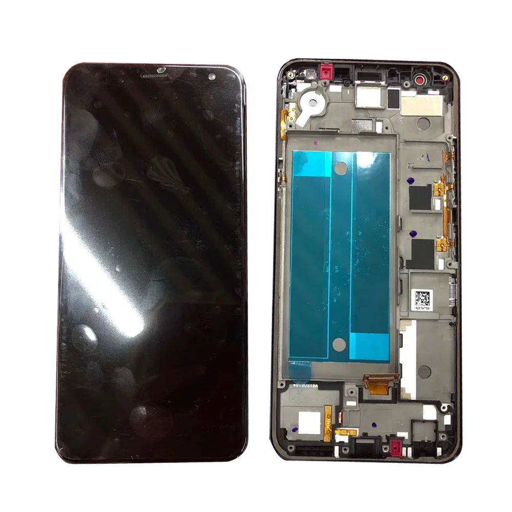 AAA ЖК дисплей с рамкой для LG K40 2019 кодирующий преобразователь сенсорного экрана в