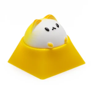 Клавиатура HAMMER BUBBLE CAT ARTISAN, совместимая с переключателями и клонами Cherry MX Topre HHKB, черный, желтый, зеленый, синий, красный, розовый