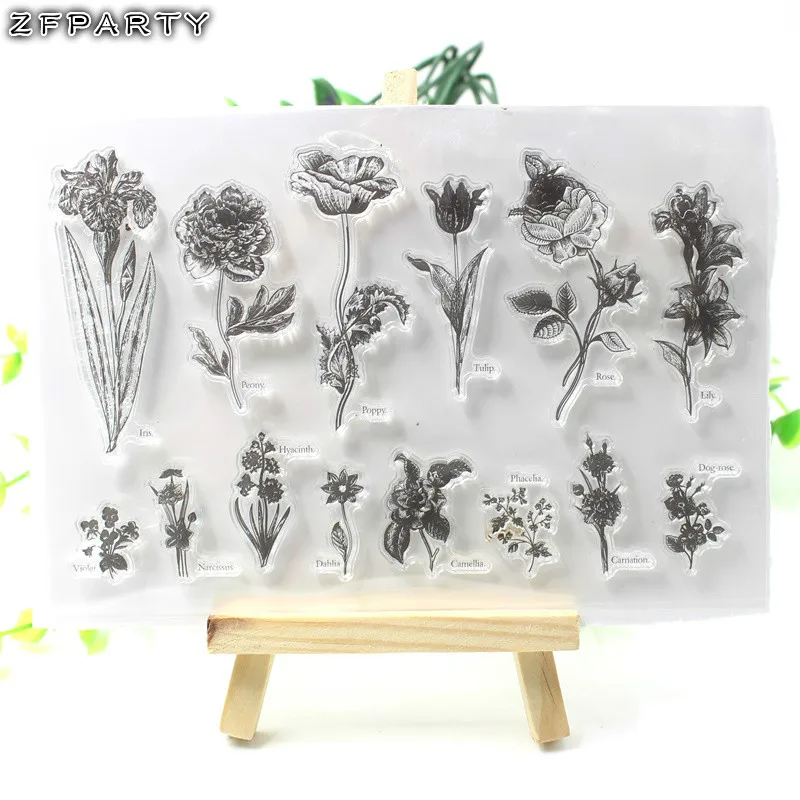 Прозрачный силиконовый штамп/печать для скрапбукинга/фотоальбома | Дом и сад