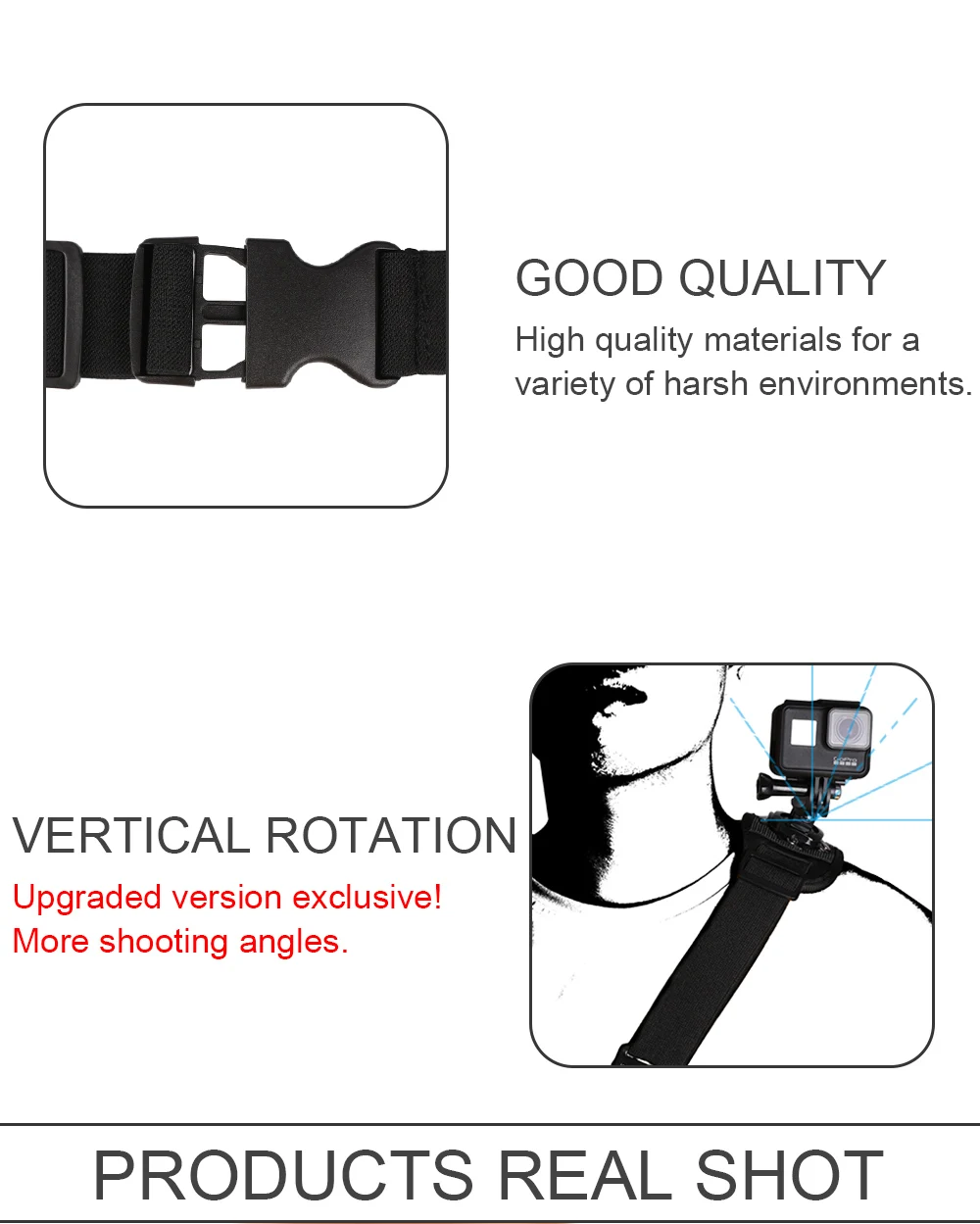 Gopro аксессуары плечевой ремень Gopro крепление для Go pro Hero 8 7 6 5 4 3 2 SJ4000 экшн камера грудь для Gopro адаптер