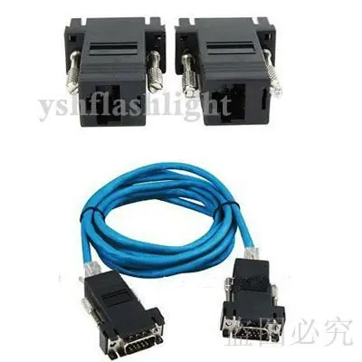 1pcs Freeshipping!wholesale! VGA Video Extender to CAT5 CAT6 RJ45 Cable Adapter |