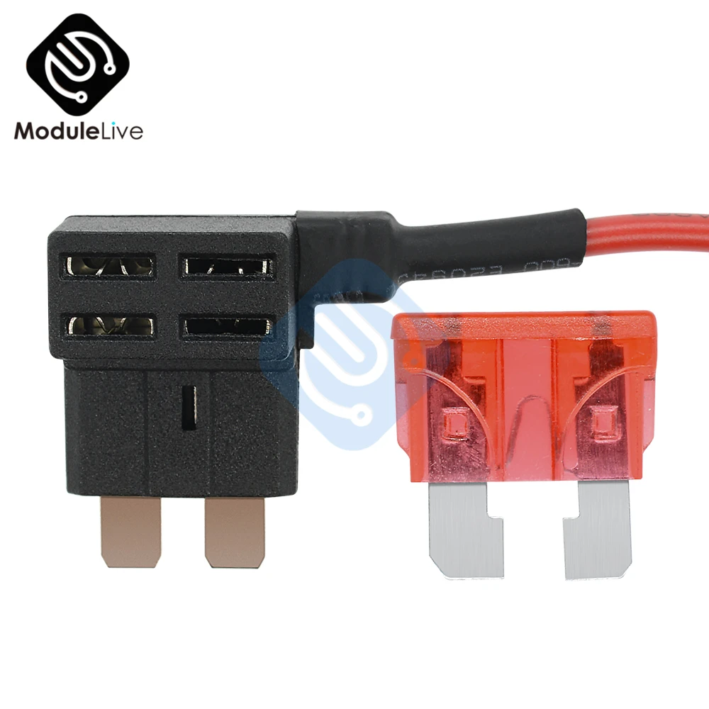 12V автомобильный адаптер для подключения предохранителя стандарта ATM, APM автоматический держатель предохранителя