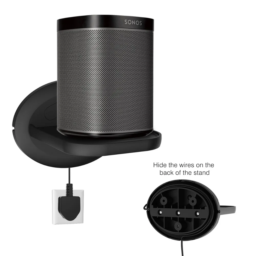Настенное крепление для Sonos Google Home WiFi безопасности держатель камеры Bulit-in кабель