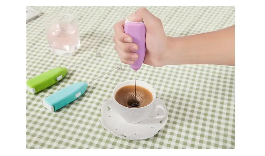 Нержавеющая сталь головы 1 шт. Кофе электрический молоко Frother Foamer Миксер с