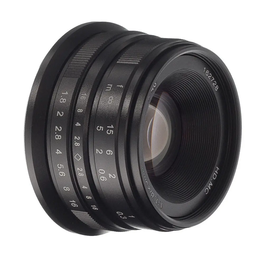 25 мм F/1 8 основной объектив Ручной фокус MF для Sony E mount A6500 A6300 NEX 3 3N/3R/C3/F3K A7 A7II A7R A7RII A7S
