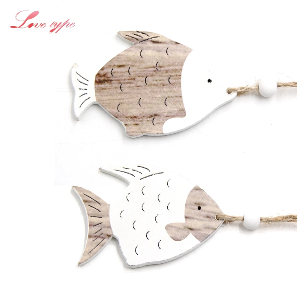 4 шт./лот деревенский стиль старинное дерево ремесло деревянная рыба сделай сам