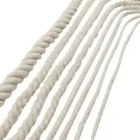 6mm 50M Ручной работы DIY Off-белый Хлопковый Канат Вязание плетеная декоративная пряжа багажная занавеска С Кулиской Веревка# CO - Цвет: 6mm 50M